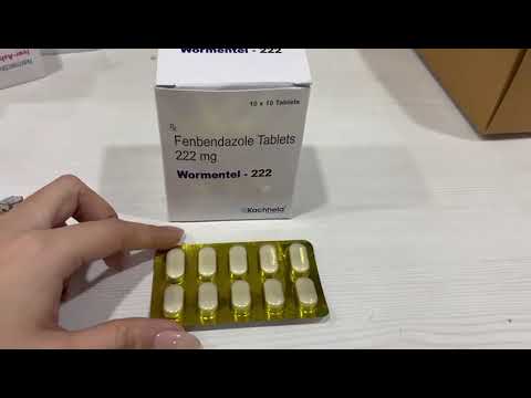 Fenbendazole 222 Mg Tablets (Wormentel)