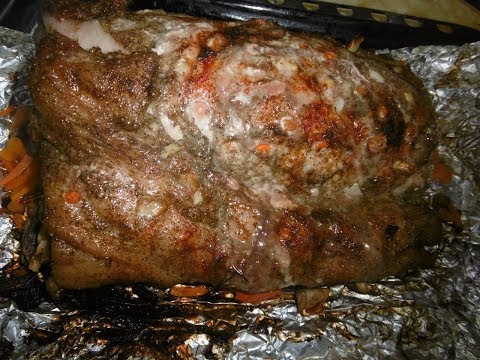 Говядина в фольге в духовке