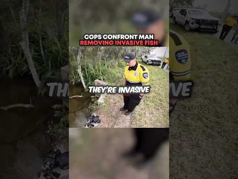 Cops CONFRONT Man Removing Fish 😳