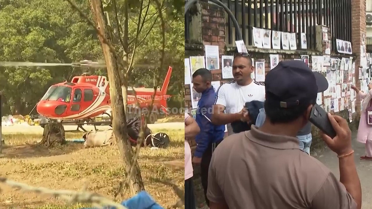 Nepal launches helicopter rescue operations after disaster strikes Nuwakot district