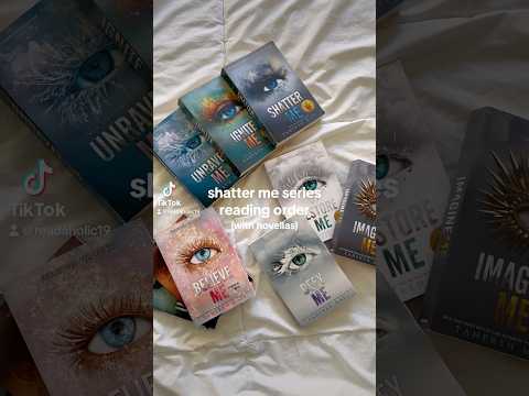 Shatter Me series reading order. Yes, the novellas are important to read. #shatterme #aaronwarner