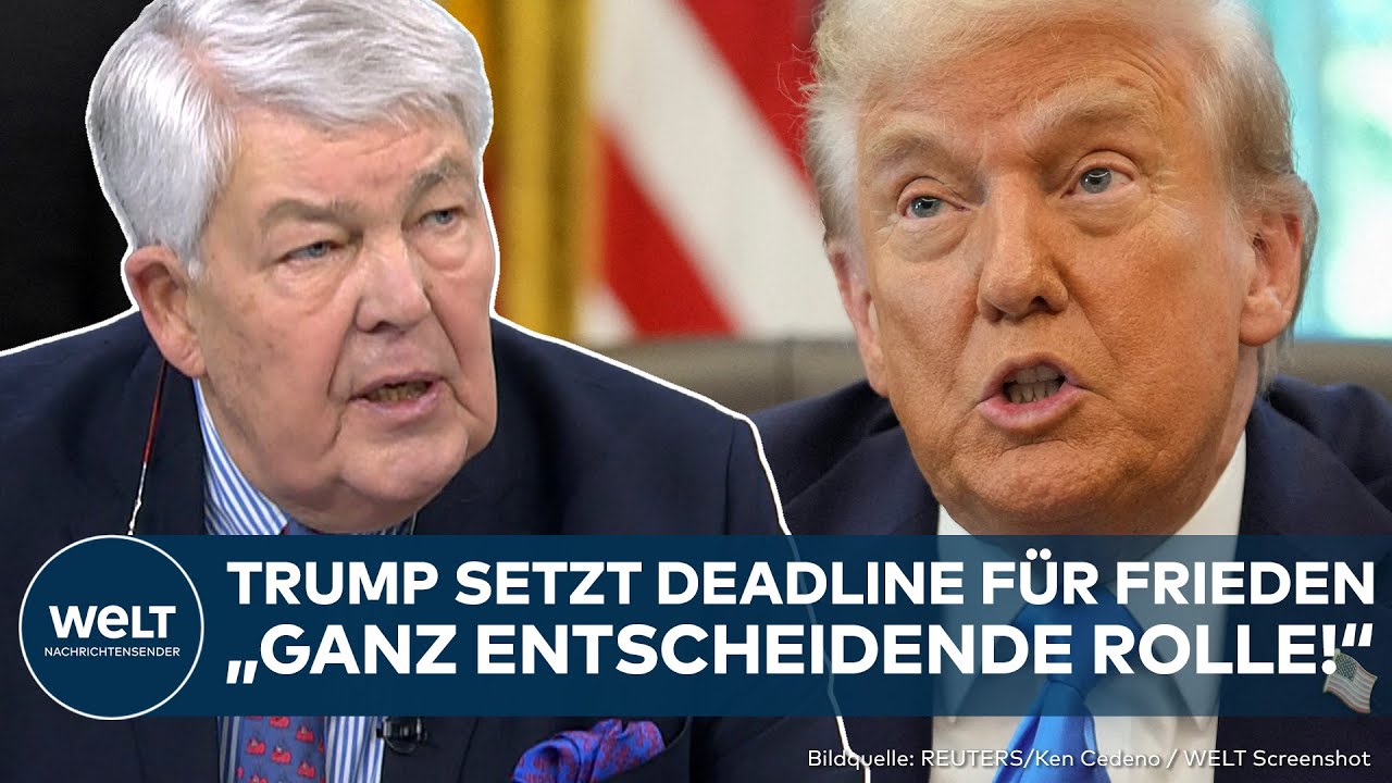 UKRAINE-KRIEG: Trump setzt Deadline für Frieden! General a.D. packt aus! Showdown in Berlin?
