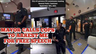 Censorship at City Meeting