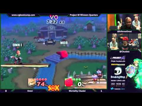 S@X 9/23/14 - Omni (Snake, Fox) vs Chudat (Kirby) - Project M Winners Quarters - Smash PM