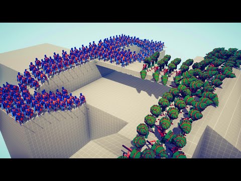 50 MELEE UNIT vs 50 HOLIDAY FACTION UNIT - TOURNAMENT #1 | TABS - Totally Accurate Battle Simulator