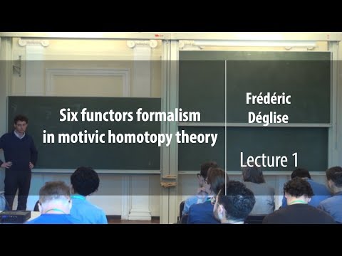 Lecture 1 | Six functors formalism in motivic homotopy theory | Frédéric Déglise | Лекториум