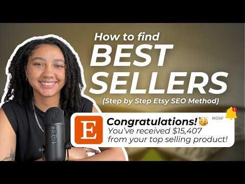 My 7 Minute Hack to Find Etsy Best Sellers that are PROVEN to Sell like Crazy