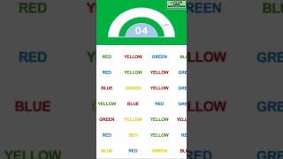 INCREASE YOUR BRAIN POWER & CONCENTRATION | COLOR MIND GAME #shorts @4AMTamilmotivation