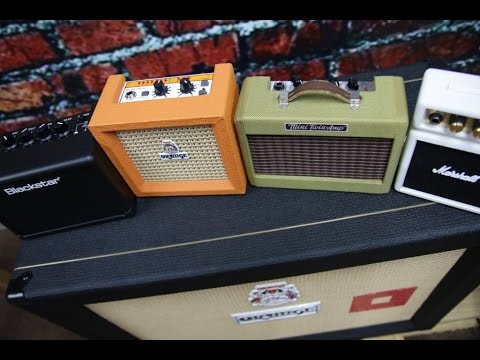 CUTE.....& FUNCTIONAL? Micro Sized Amp Battle (featuring Orange, Fender, Marshall & Blackstar)