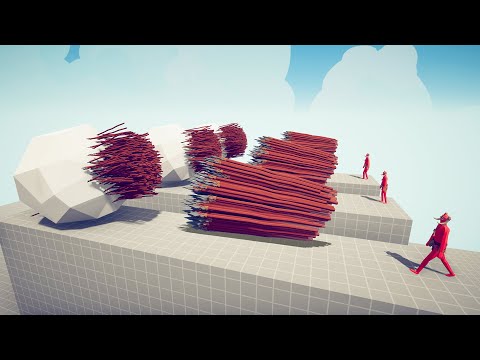 3x SNOWCASTER vs TRIO GODS - Totally Accurate Battle Simulator TABS