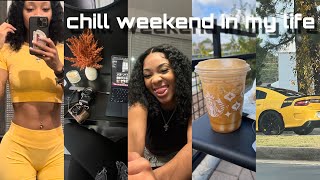 vlog : chill weekend in my life (back to work, sunday rest, gym & cleaning)