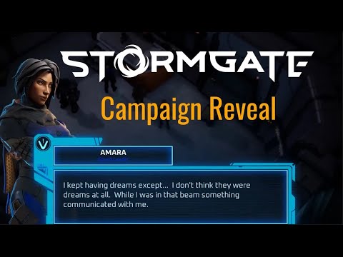 Stormgate First Look at the Campaign Mode