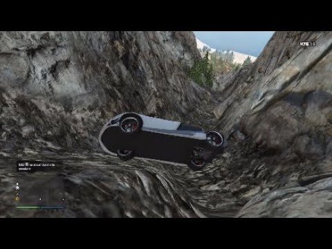 Mi butto dal monte Chiliad con la mia auto di lusso GTA5
