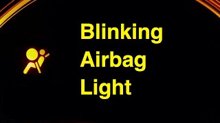 How to fix flashing airbag light in your car.