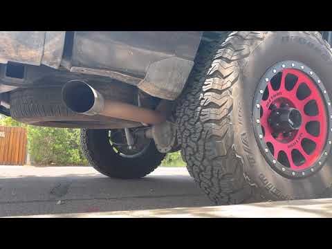 5.3 Silverado with Black Widow Angry Housewife Muffler