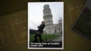preview picture of video 'That building is falling over... push it back up Ab10's photos around Pisa, Italy (travel pics)'