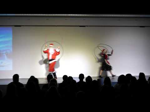 SDI Christmas Party 2018 - Acrobatic Mr and Mrs Claus