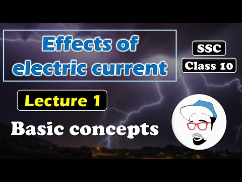 Effects of Electric Current Class 10 SSC || Lecture 1 || Maharashtra state board