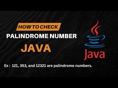 Check Palindrome Number In Java User Input Made Simple Javaforbeginners Learnjava