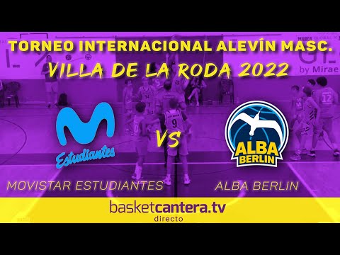U12M - MOVISTAR ESTUDIANTES vs ALBA BERLIN.- Torneo Internacional Alevín masc. Villa de La Roda