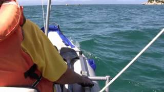 preview picture of video 'New Zealand,Kaiteriteri,Paddle Ski,Sailing,Kayak,Canon HF10'