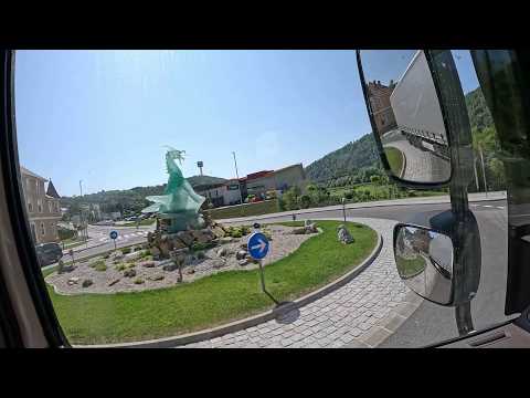 Truck Vlog - This Road in Slovenia is Only For Skillful Drivers.  /road 423.