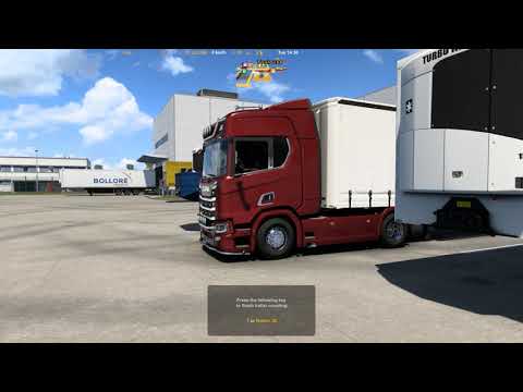 ETS2. Tolouse to Barcelona. Scania V8 580