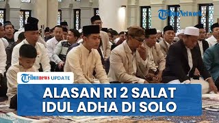 Gibran Sengaja Salat Idul Adha di Masjid Raya Sheikh Zayed, Kenang Momen Jabat Walkot Solo