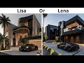 LISA Or LENA ️ Luxurious Houses Rooms Bedrooms