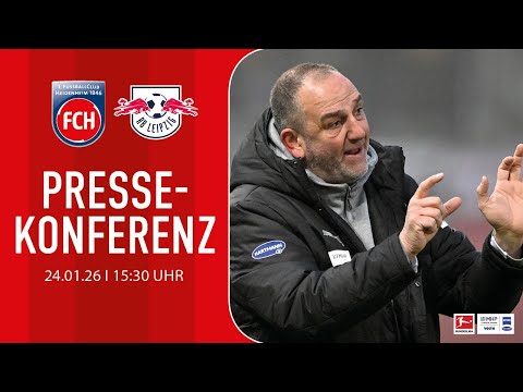 The press conference after the game against Leipzig