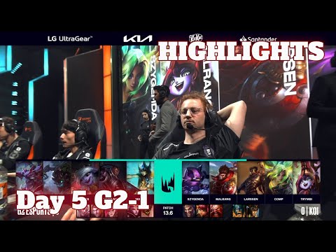 G2 vs KOI - Game 1 Highlights | Day 5 LEC Spring 2023 Group Stage | G2 Esports vs KOI G1