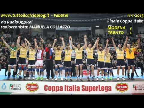 Il volley alla radio - Modena vince la Coppa Italia 2015