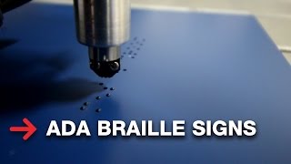 ADA Braille Signage | Making Braille Signs