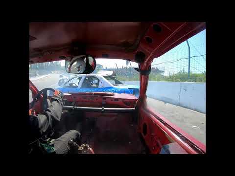 Banger Wallshaker Speedway Warneton 13-6-2021 "Biloute 147"onboard