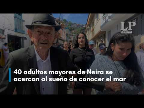 40 adultos mayores de Neira (Caldas) cada vez más cerca de cumplir sueño de conocer el mar