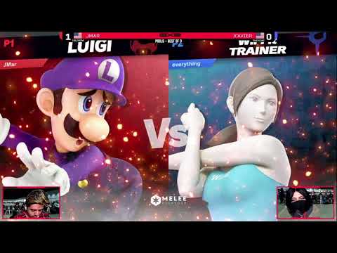 Jmar (Luigi) vs X'avier (Wii Fit) - Pools  ULTIMATE SINGLES | GX2