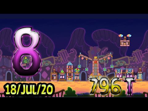 Angry Birds Friends Level 8 Tournament 796 Highscore POWER-UP walkthrough
