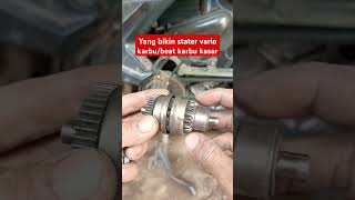 Download lagu Perbandingan gigi pinion stater vario old/beat karbu/beat fi yang normal dan yang rusak❗❗ mp3