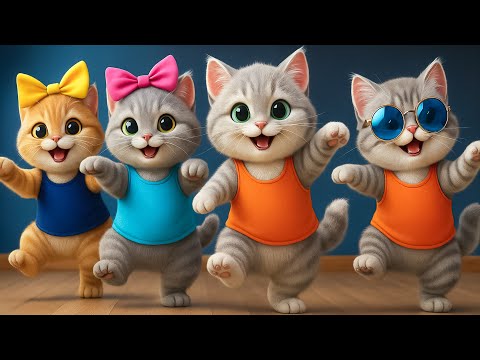 𝑵𝒆𝒘 Dudi Dudi Dam Dam Dance | Dodi Dodi Dum Dum Kids Dance | Funny Kitten Kids Videos | Baby Rhymes