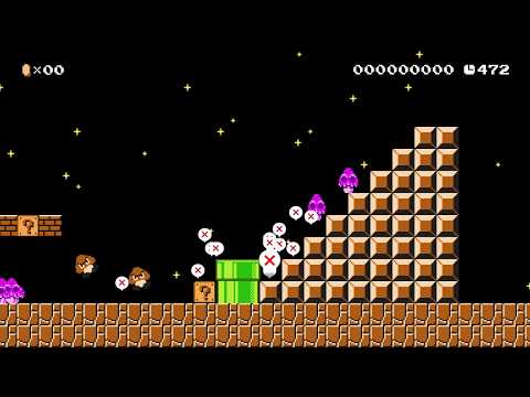 World S-1 First Fungus by 3rd Bunny - Super Mario Maker 2 - No Commentary 1ca