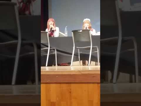 180909 GWSN fansign fancam 2 Anne Seoryoung talking
