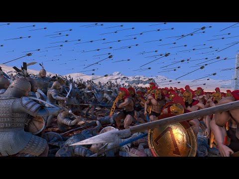 SPARTANS & ARCHERS vs 50000 PERSIANS - Ultimate Epic Battle Simulator