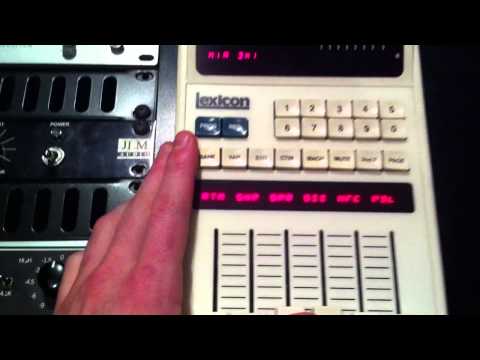 Review of Lexicon 480L - Oly in the studio!