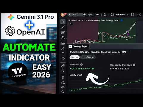 Gemini 3.1 Pro + ChatGPT: The ONLY Smart Money Concept Automation You Need on TradingView 2026