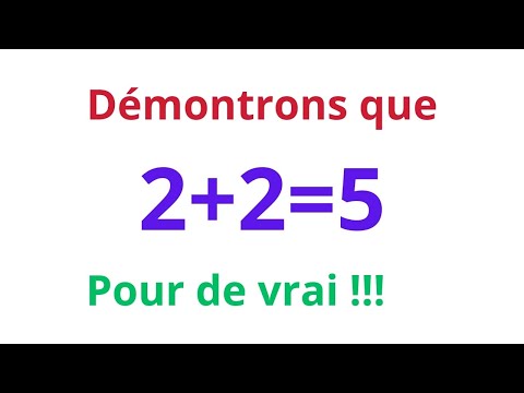 Demonstration of 2+2 =5