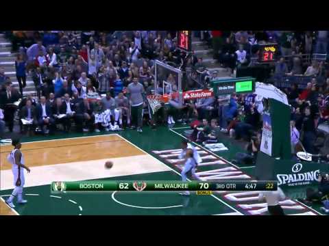 Boston Celtics vs Milwaukee Bucks |  Full Highlights  | February 7, 2015   NBA Season 2014 15