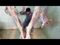 Top Full Cow Cutting Skill Beef Cutting Road Side Beef Cutting Skill Pakistani Beef Factory