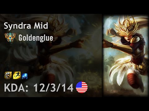 Syndra Mid vs Cassiopeia - Goldenglue - NA Challenger Patch 6.17