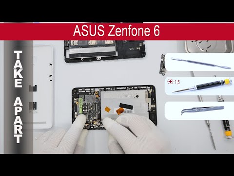 How to disassemble 📱 ASUS ZenFone 6 A600CG, Take Apart, Tutorial