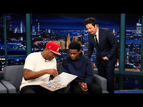 Jimmy Fallon Stunned When Allen Iverson Suddenly Stops Interview After Spotting This Notebook